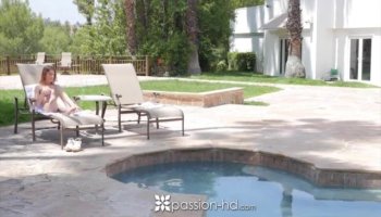 Johnny Sins shows his big boner to Anya Ivy